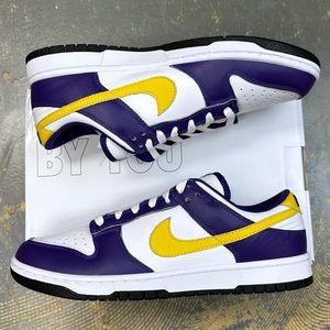 Nike Dunk Low Court Purple White Yellow FN0569-900 10.5 Skateboarding